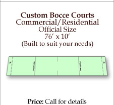 custom bocce courts